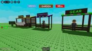 Jandel appears behind the Cosmetics Shop while Sun God is active (Image via Roblox)